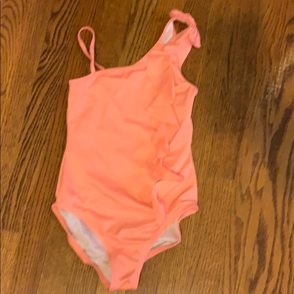 pink bathing suit